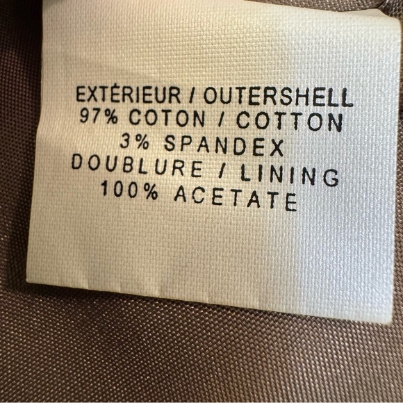 Talbots Petite Fully Lined Trench Coat With Hidden Buttons - Picture 9 of 9